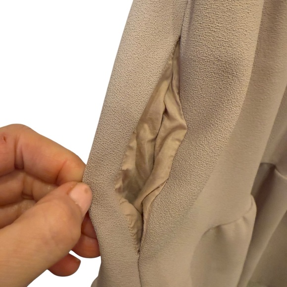 See By Chloe Blush Pink Long Sleeve Dress with Lace sz 38 4/6 - Picture 10 of 16